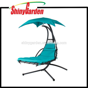 Colgante Chaise Lounger Chair Arc Stand Air Porch Columpio Hamaca Chair Canopy Teal